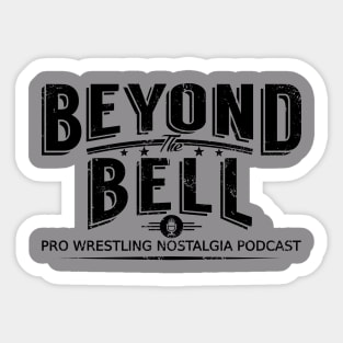 Beyond The Bell Official Black Logo Sticker